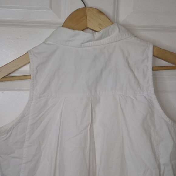Maison De Papillon Chiara Pleated Button Down Blouse Size XS - Picture 7 of 13